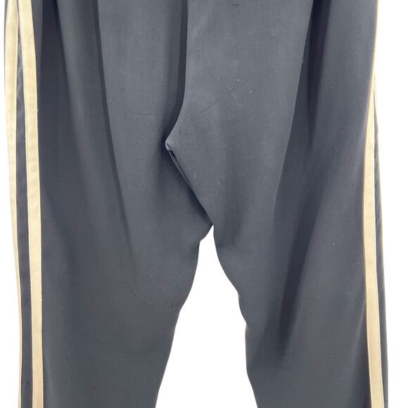 Ralph Lauren Purple Label Collection Silk Trouser Pant Side Stripe Black Size 12 - Picture 13 of 16